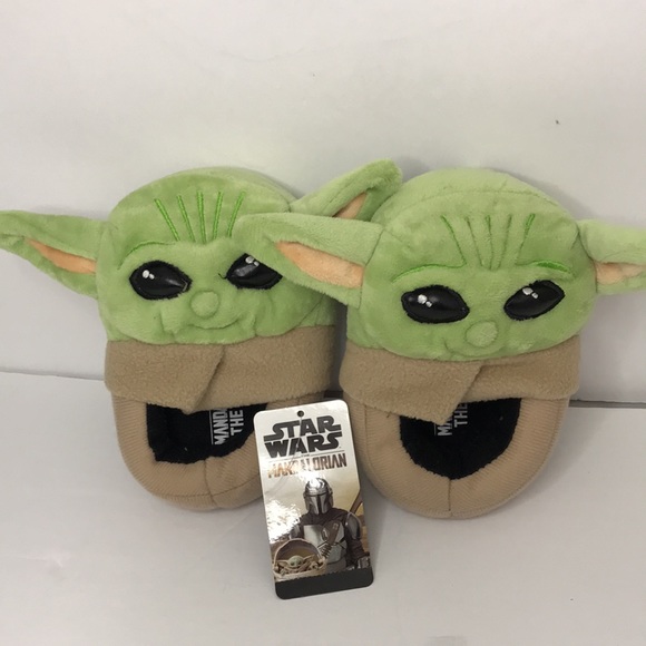 Disney Shoes Nwt Disney The Mandalorian Baby Yoda Toddler Slippers